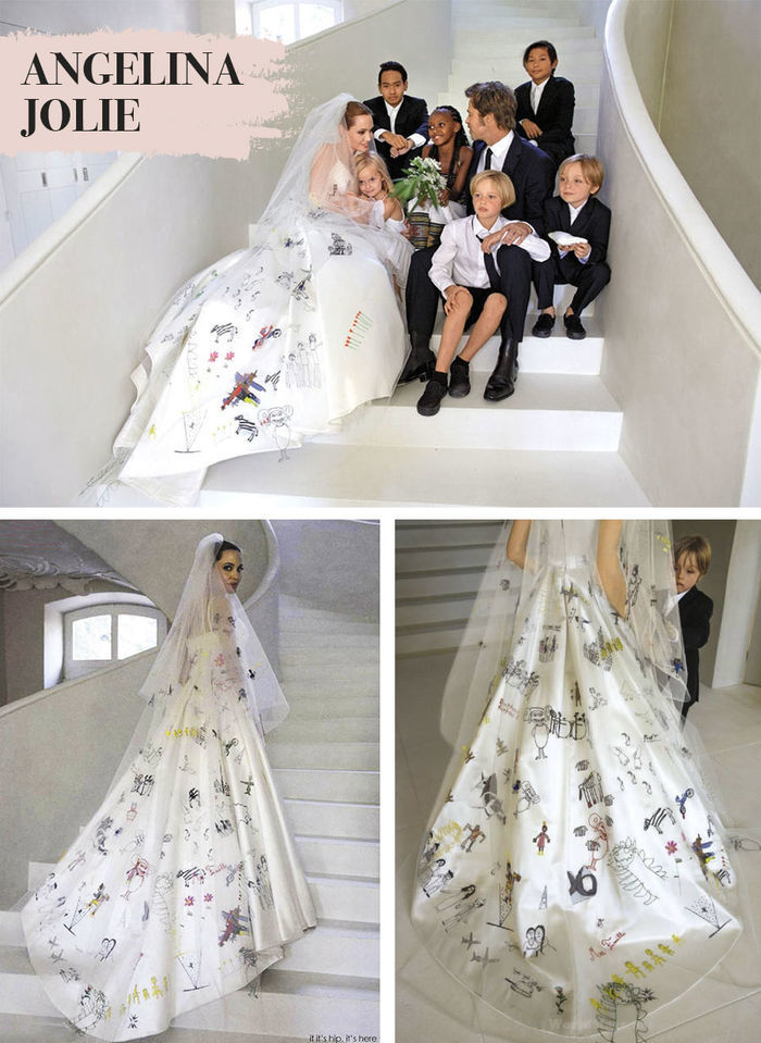 Layla Monteiro vestidos de noiva da história Angelina Jolie casamento