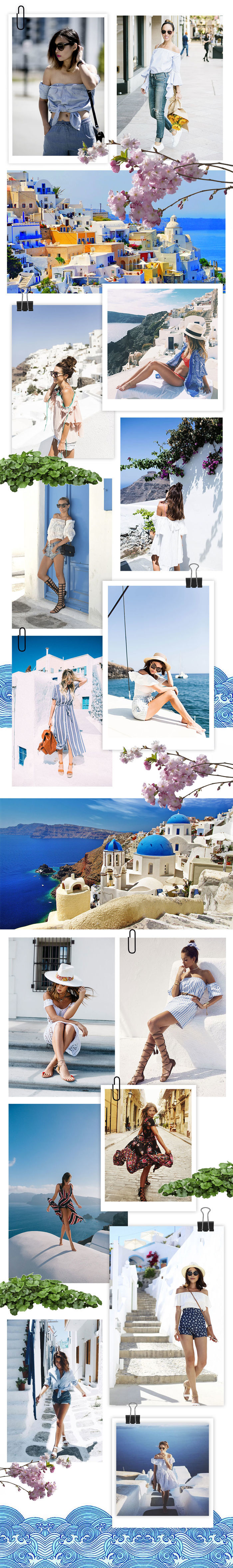 Layla Monteiro viagem inspiração estilo Grécia praia moodboard azul
