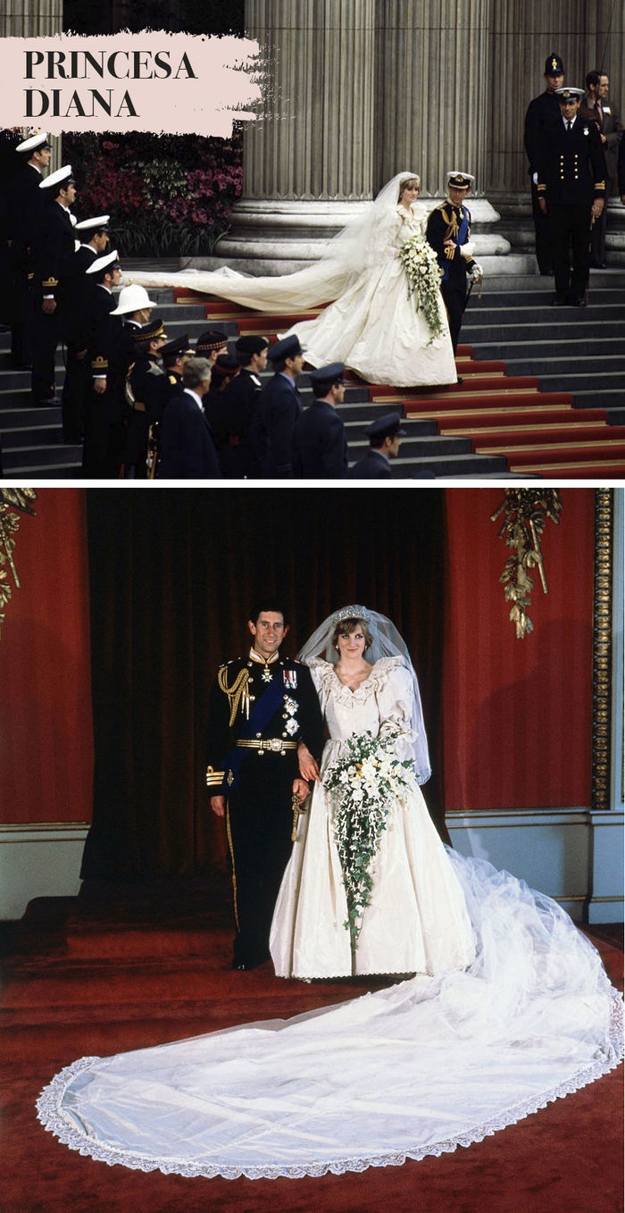 Layla Monteiro vestidos de noiva da história princesa Diana casamento