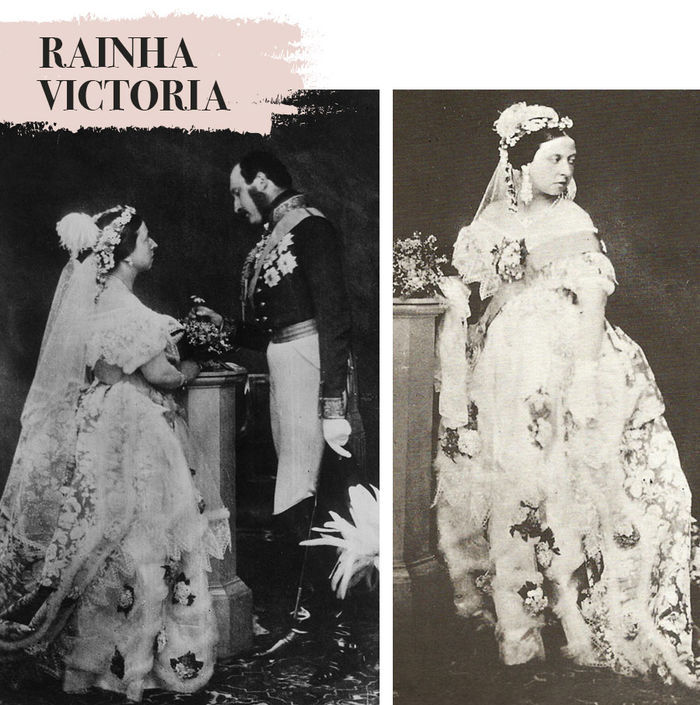 Layla Monteiro vestidos de noiva da história Rainha Victoria casamento