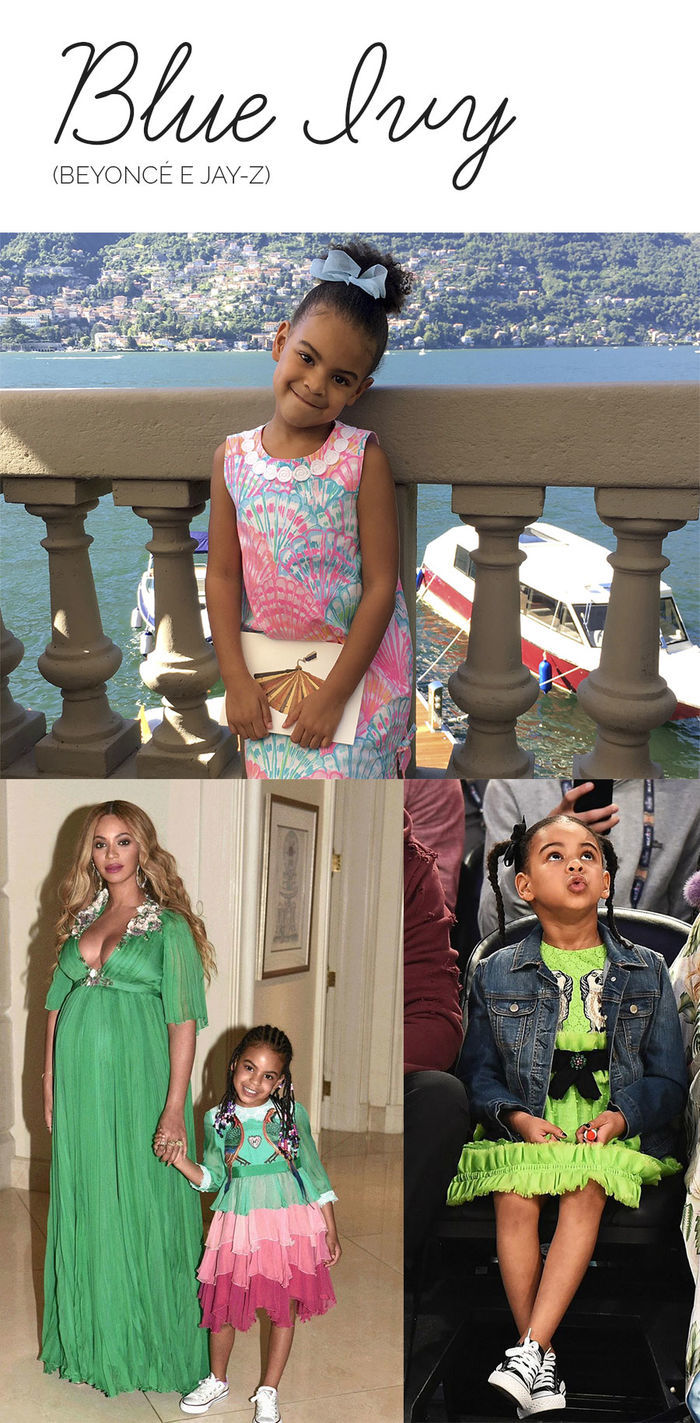 Os filhos mais estilosos das celebs - Blue Ivy - Beyonce e Jay-Z