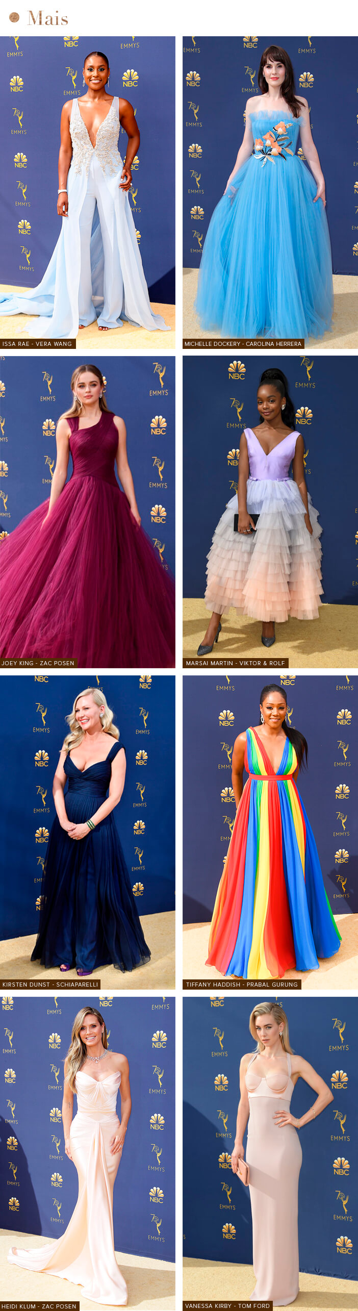 Tapete Vermelho - Emmy Awards 2018 - Mais