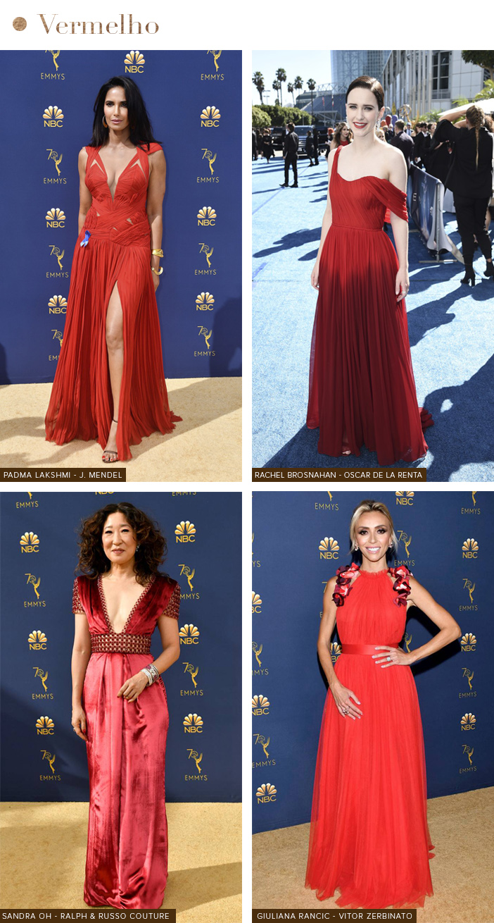Tapete Vermelho - Emmy Awards 2018 - Vermelho
