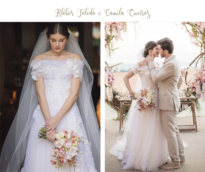 Tbt casamentos de 2018 - Kléber Toledo e Camila Queiroz