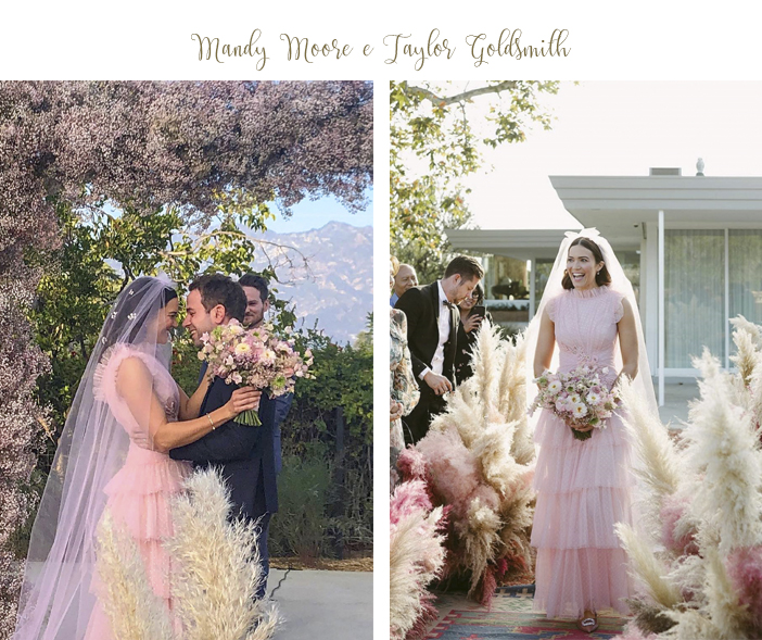 Tbt casamentos de 2018 - Mandy Moore e Taylor Goldsmith