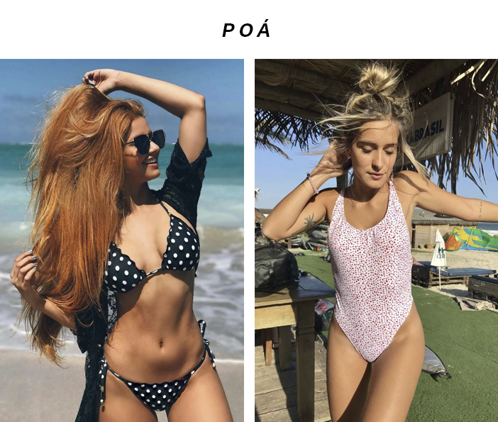 Tendência moda praia para o verão 2019 - Poá