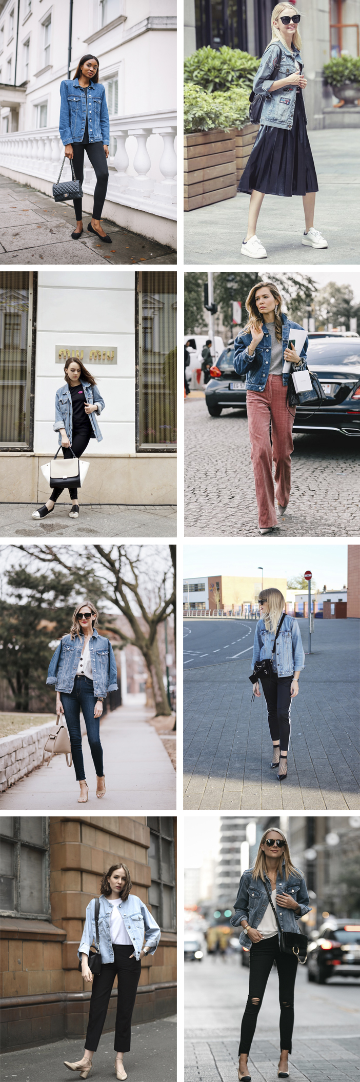 Inspiração - Looks com jaqueta jeans