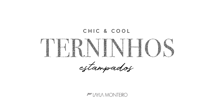 Chic & Cool - Terninhos estampados