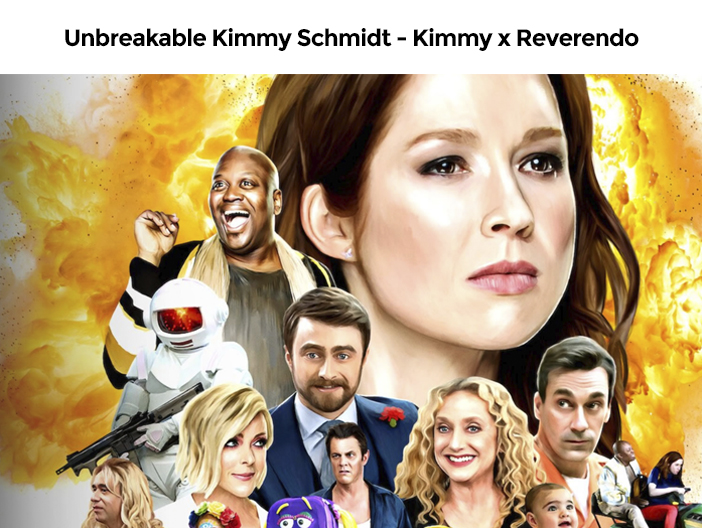 Estreias Netflix Agosto - 2020 - Unbreakable Kimmy Schmidt - Kimmy x Reverendo