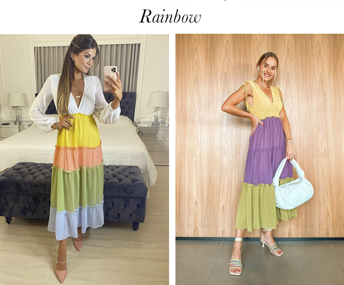 7 Vestidos Essenciais para o Verão - Rainbow